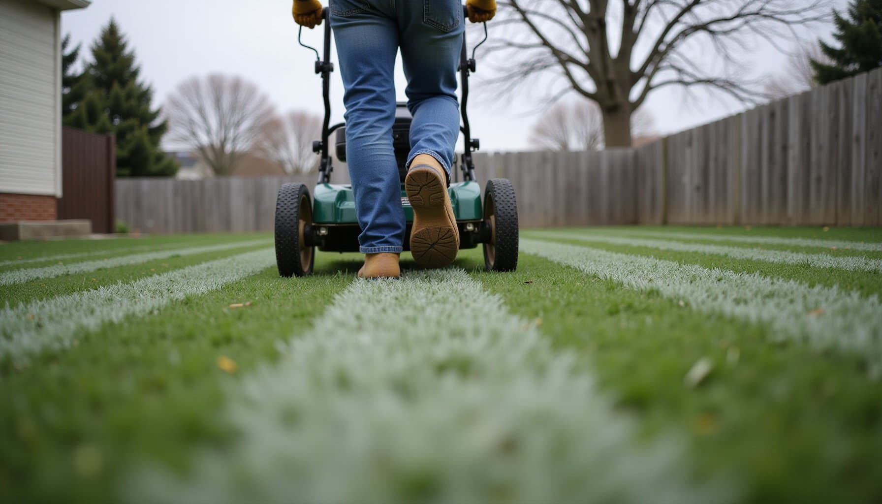 Professional photograph of What is the best time to mow - residential lawn care