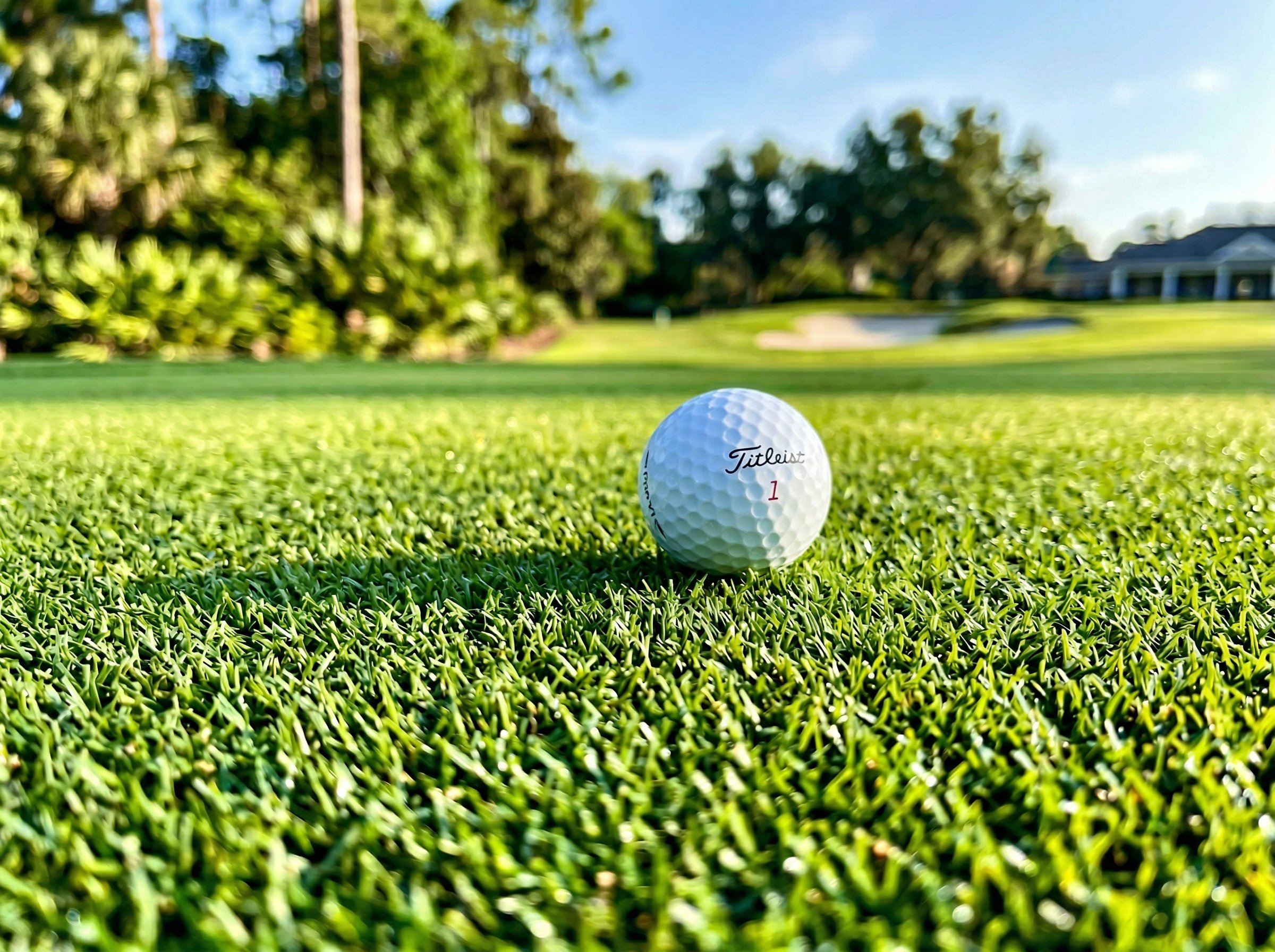 Detailed view of Best Grass for a DIY Backyard Putting Green technique on green lawn